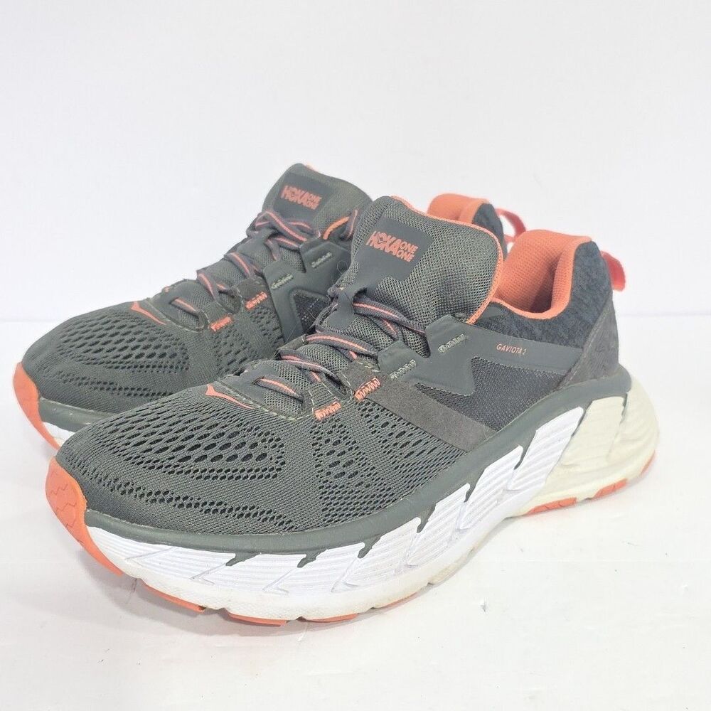 Hoka One One Gaviota 2 Running Shoes Sneaker Gray Women's Size 8 - 1099630 DSLN
